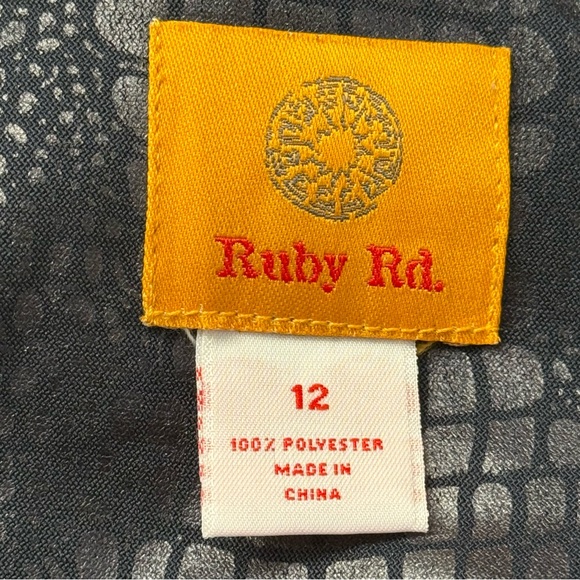 Ruby Rd. Women's Retro Moto  Style Snakeskin Jacket, Full Zipper, Navy, Size 12 - Picture 2 of 6